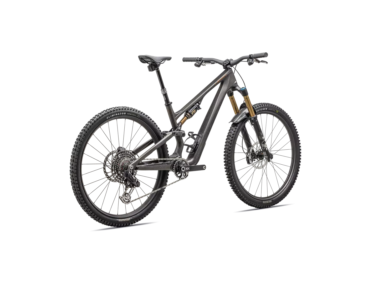 2025 Specialized S-Works Stumpjumper 15 29/27.5" Bike - S2, Satin Gunmetal / Clay / White Mtn / Dove Grey / Gloss Bronze
