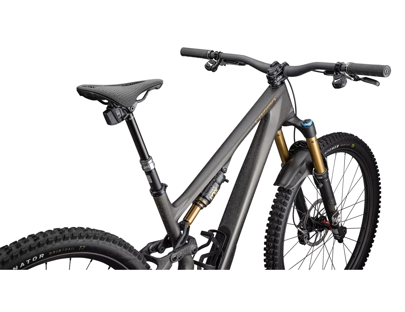 2025 Specialized S-Works Stumpjumper 15 29/27.5" Bike - S2, Satin Gunmetal / Clay / White Mtn / Dove Grey / Gloss Bronze