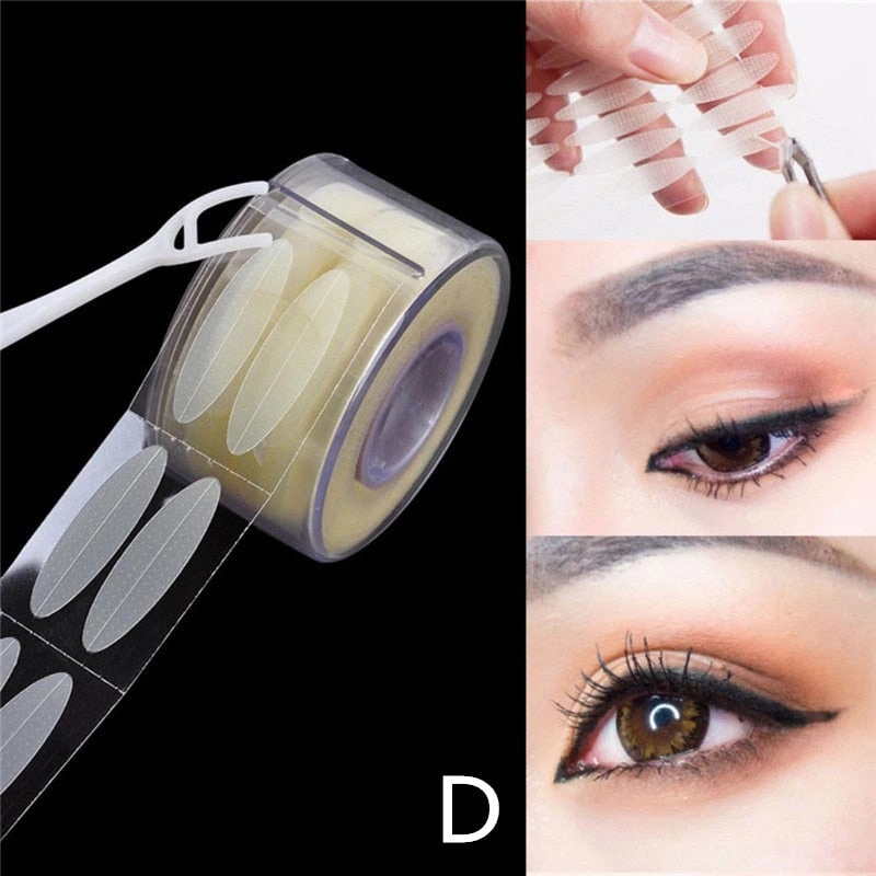 600PCS Invisible Eyelid Sticker Lace Eye Lift Strips Double Eyelid Tape