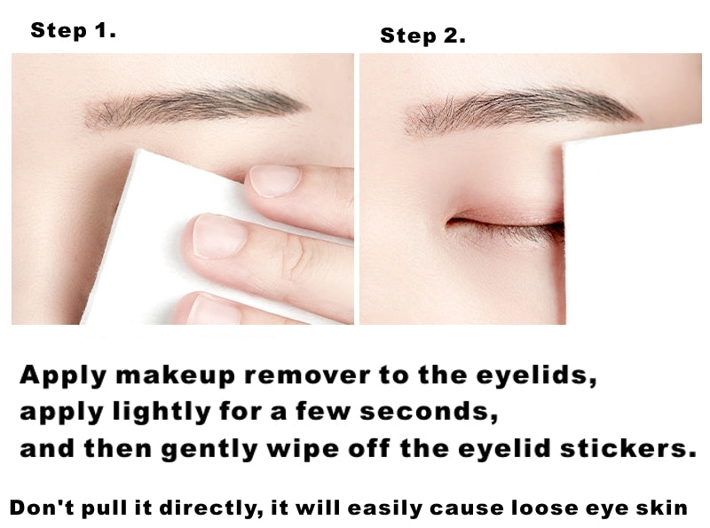 600PCS Invisible Eyelid Sticker Lace Eye Lift Strips Double Eyelid Tape