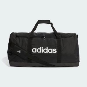 ADIDAS LINEAR DUFFLE BLACK/WHITE LARGE BAG