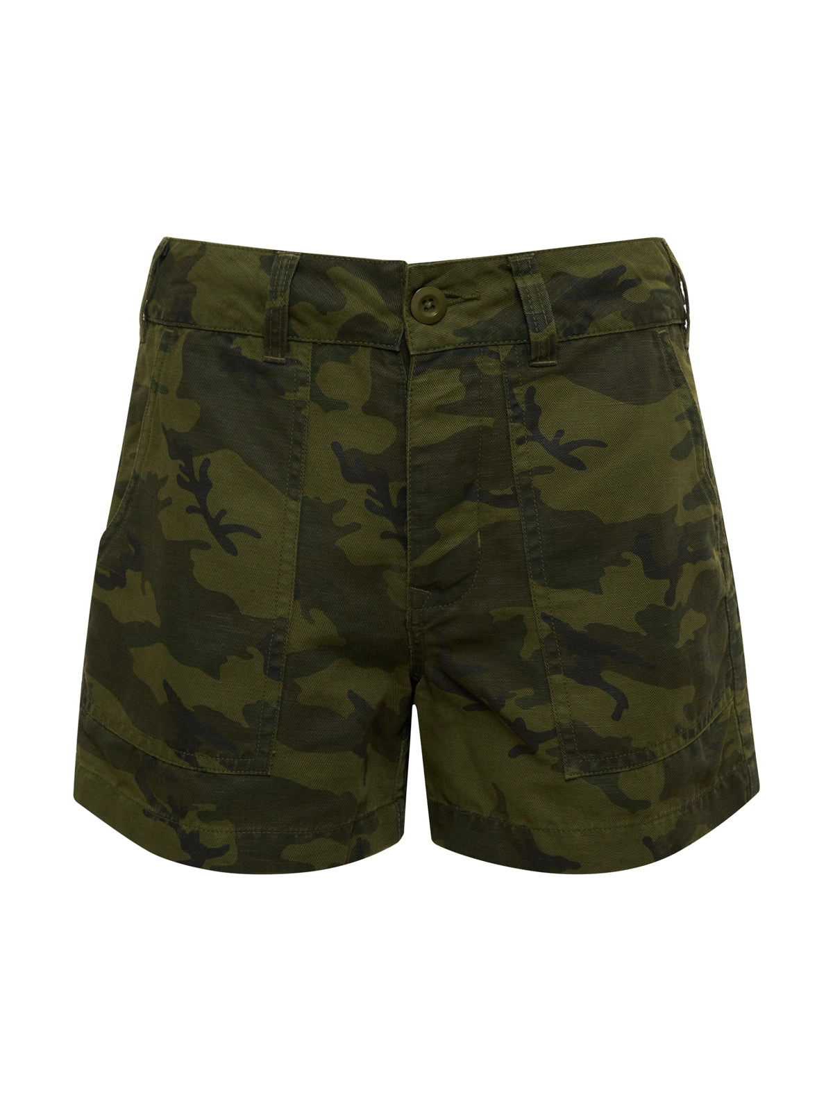 Army Semi High Rise Short Rambler Camo