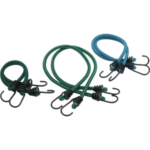Assorted Bungee Cords - 6 Pack