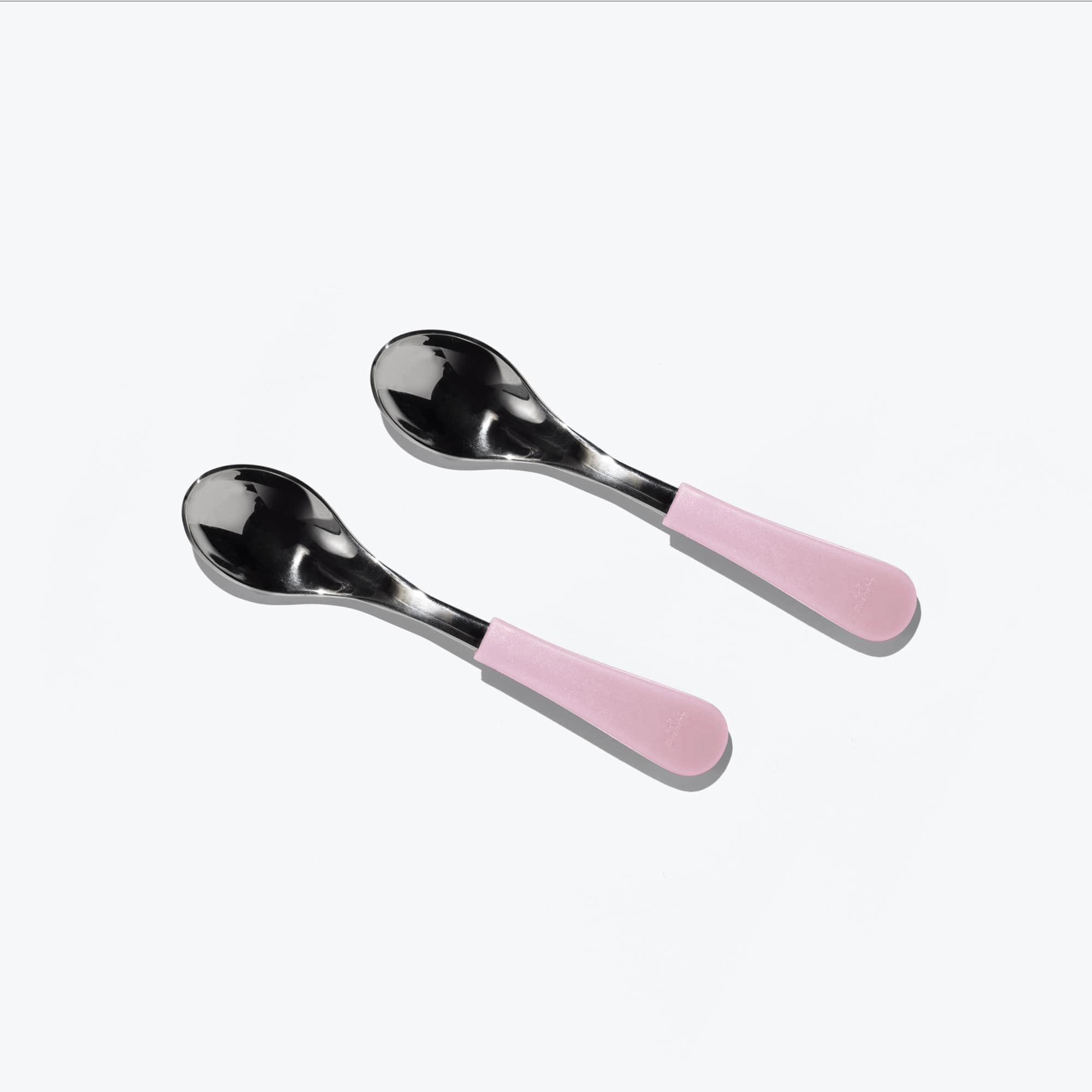 Avanchy Stainless Steel Baby Spoons - Pack of 2 - Pink