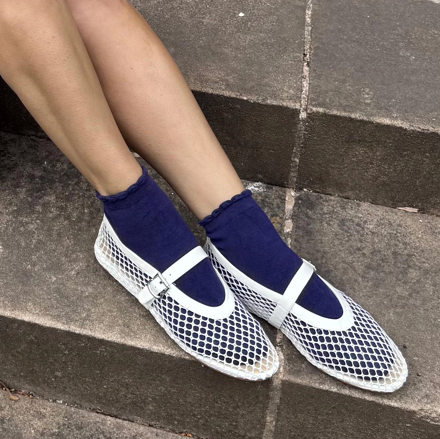 Bamboo Ankle Socks - Starling