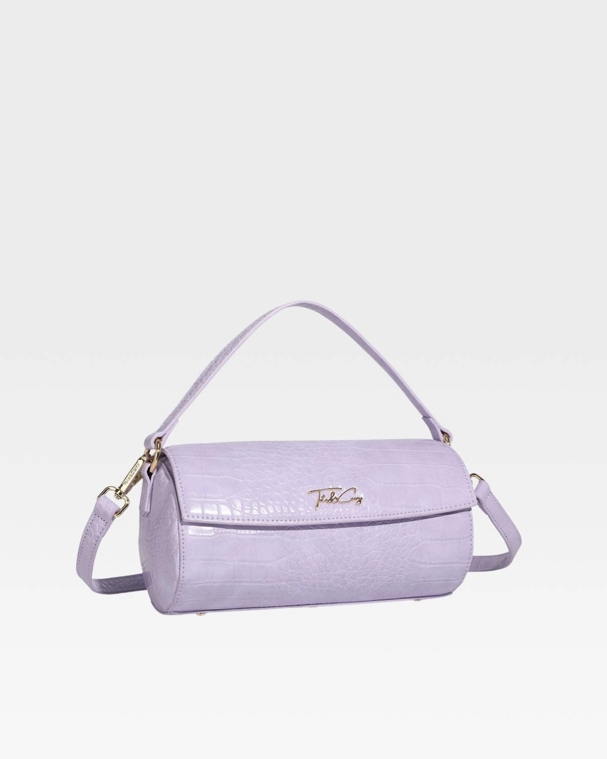Barrel Purse in Lavender Purple