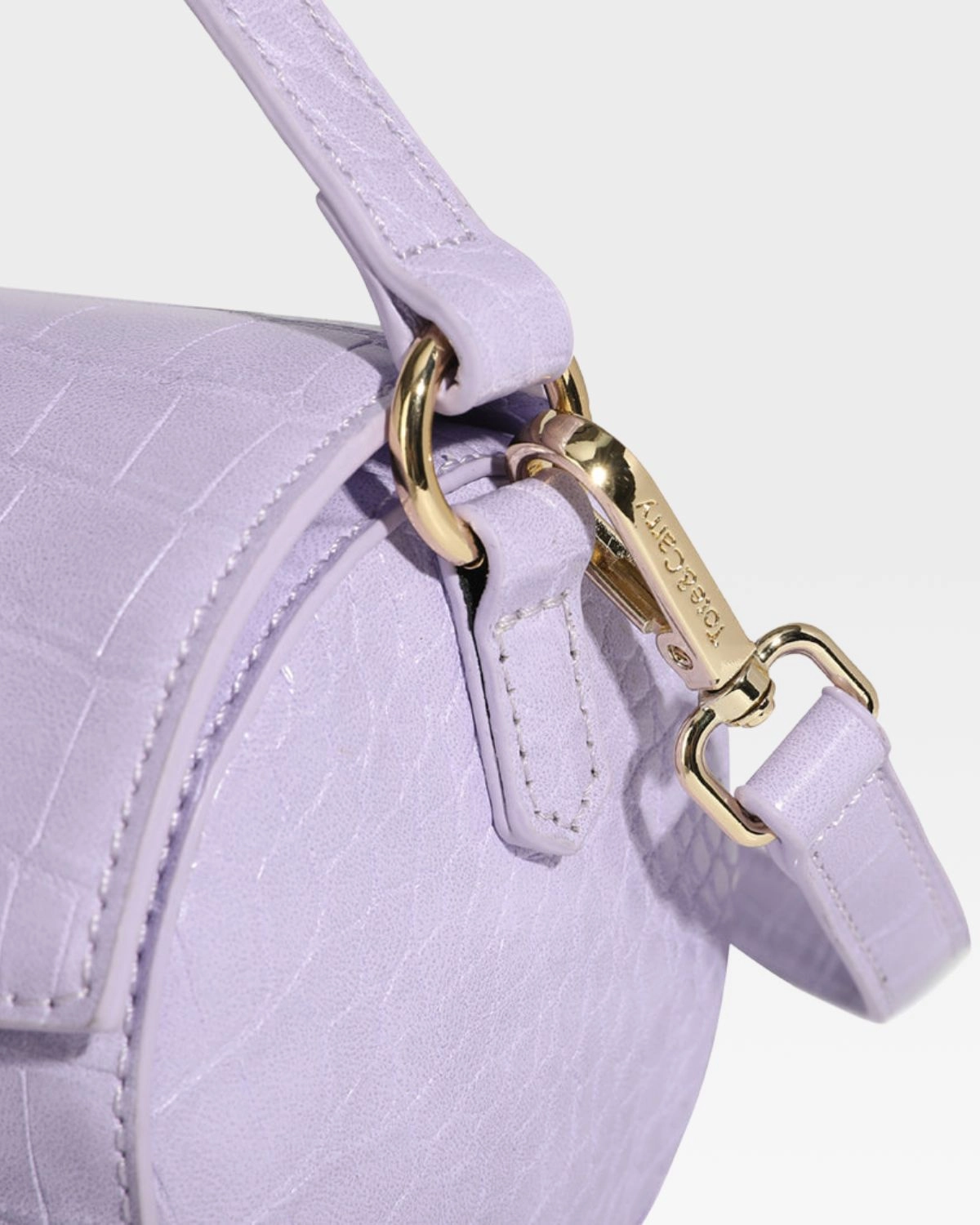 Barrel Purse in Lavender Purple