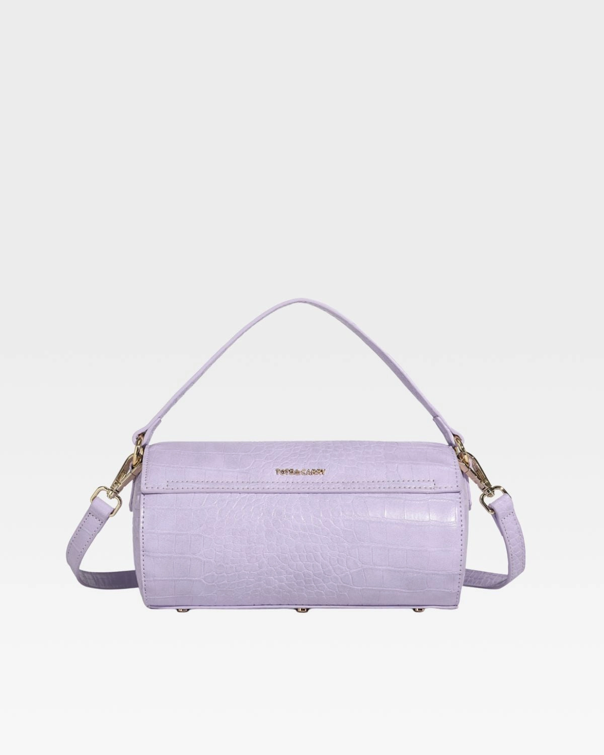 Barrel Purse in Lavender Purple