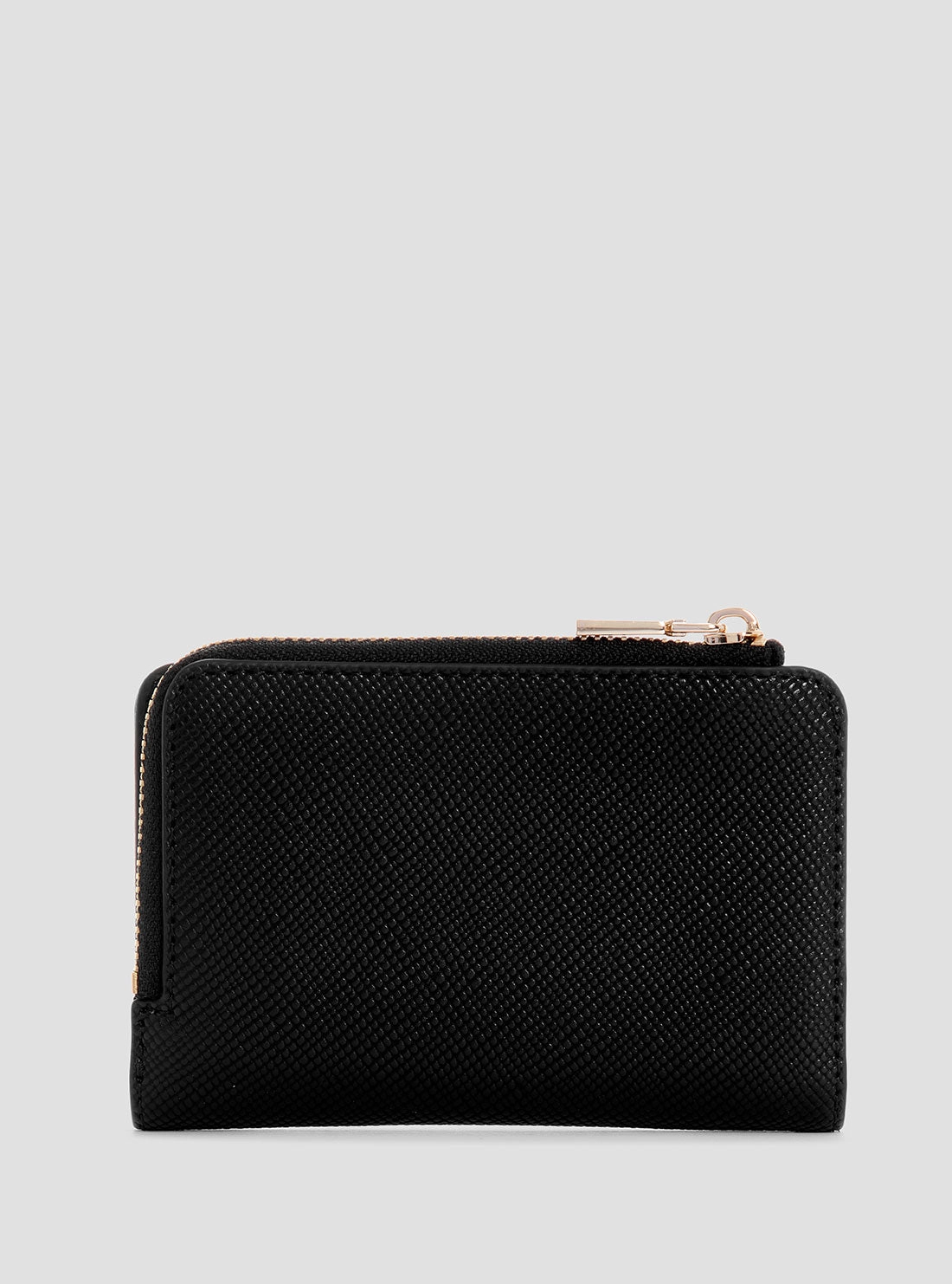 Black Laurel Zip Card Case Wallet