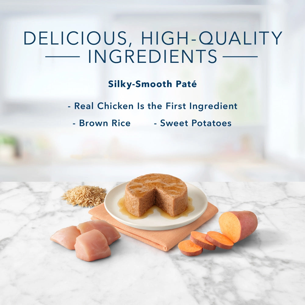 Blue Buffalo Tastefuls Natural Pate Chicken Entree Wet Cat Food