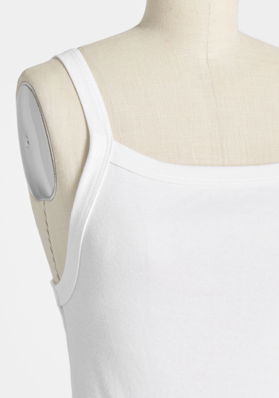 Bring Home the Basic Cotton Tank Top