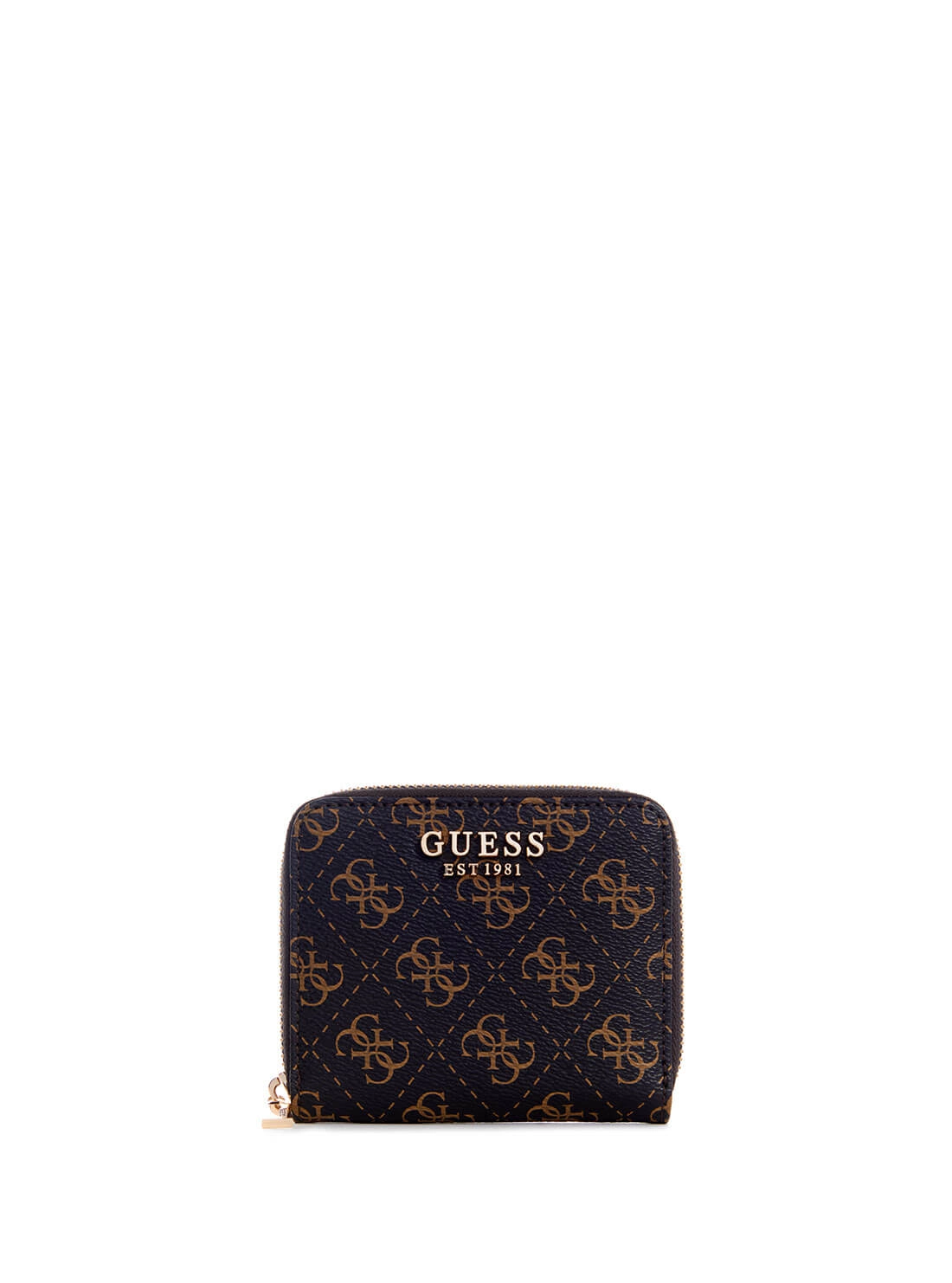 Brown Logo Laurel Small Wallet