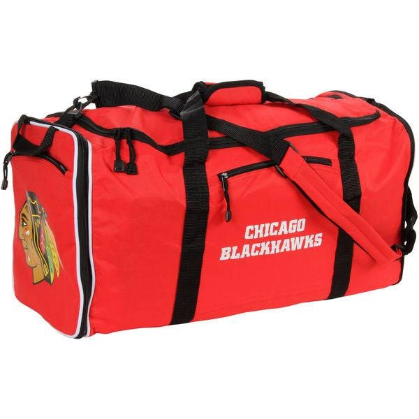 Chicago Blackhawks Red Steal Duffel Bag