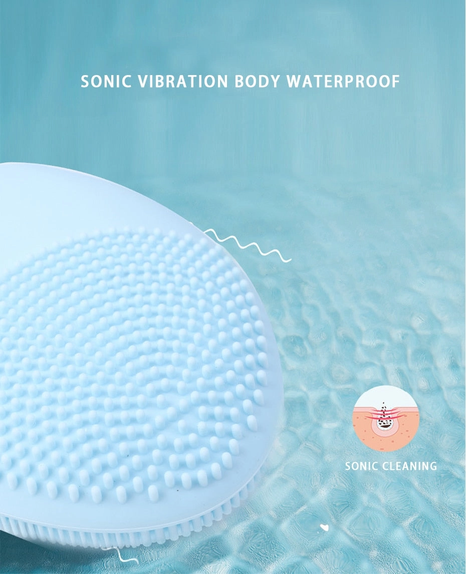 Electric Facial Cleanser Skin Deep Washing Massage Brush