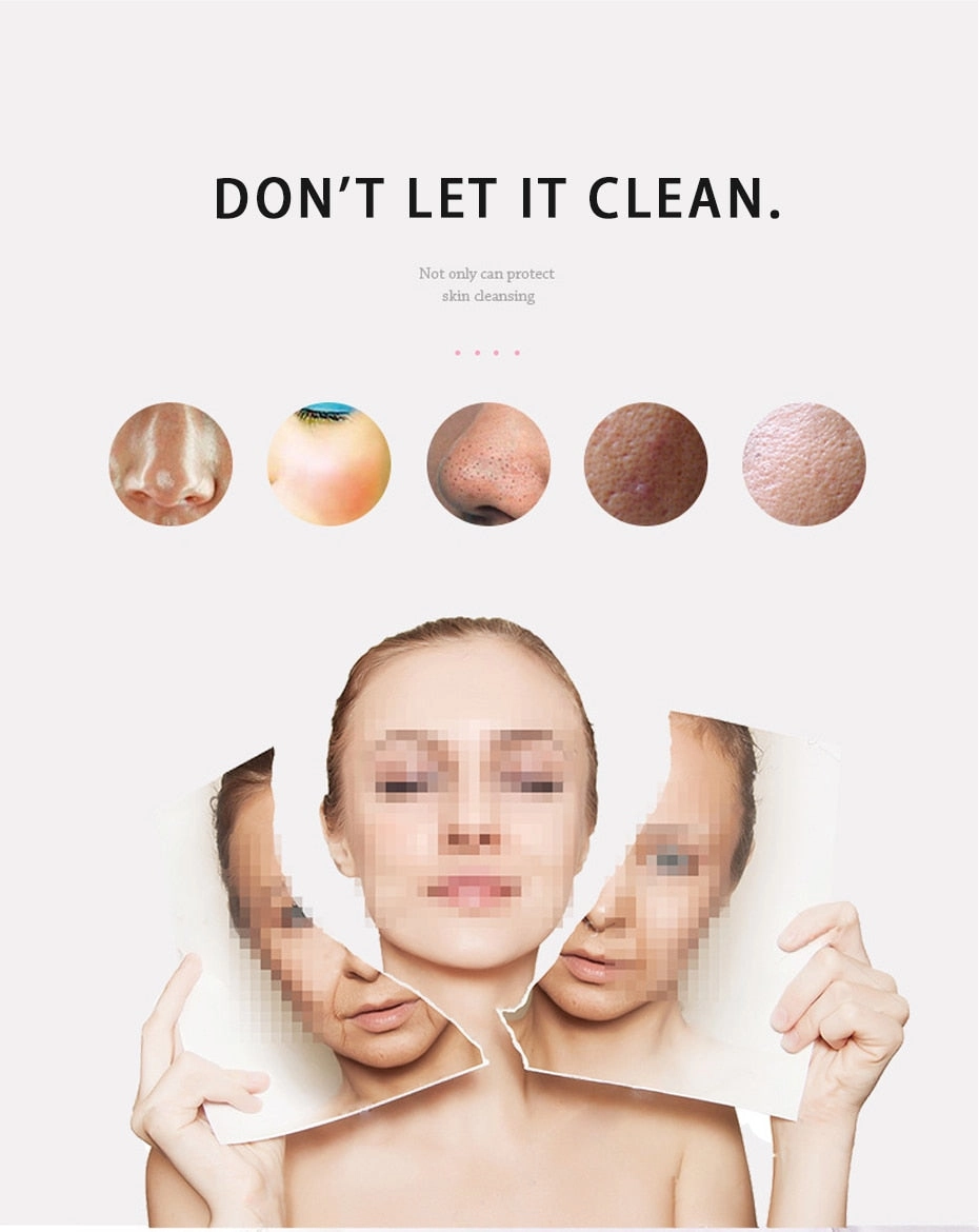 Electric Facial Cleanser Skin Deep Washing Massage Brush