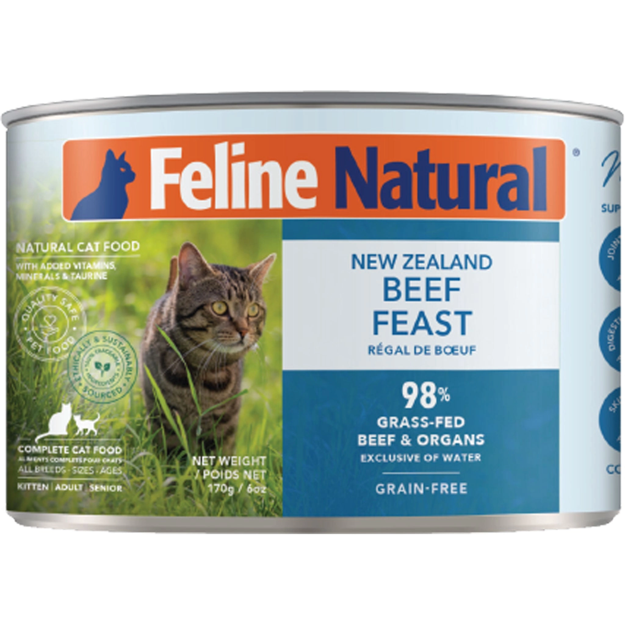 Feline Natural Canned Beef Feast Cat Food