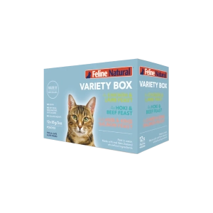 Feline Naturals Variety Box Pouch Cat Food