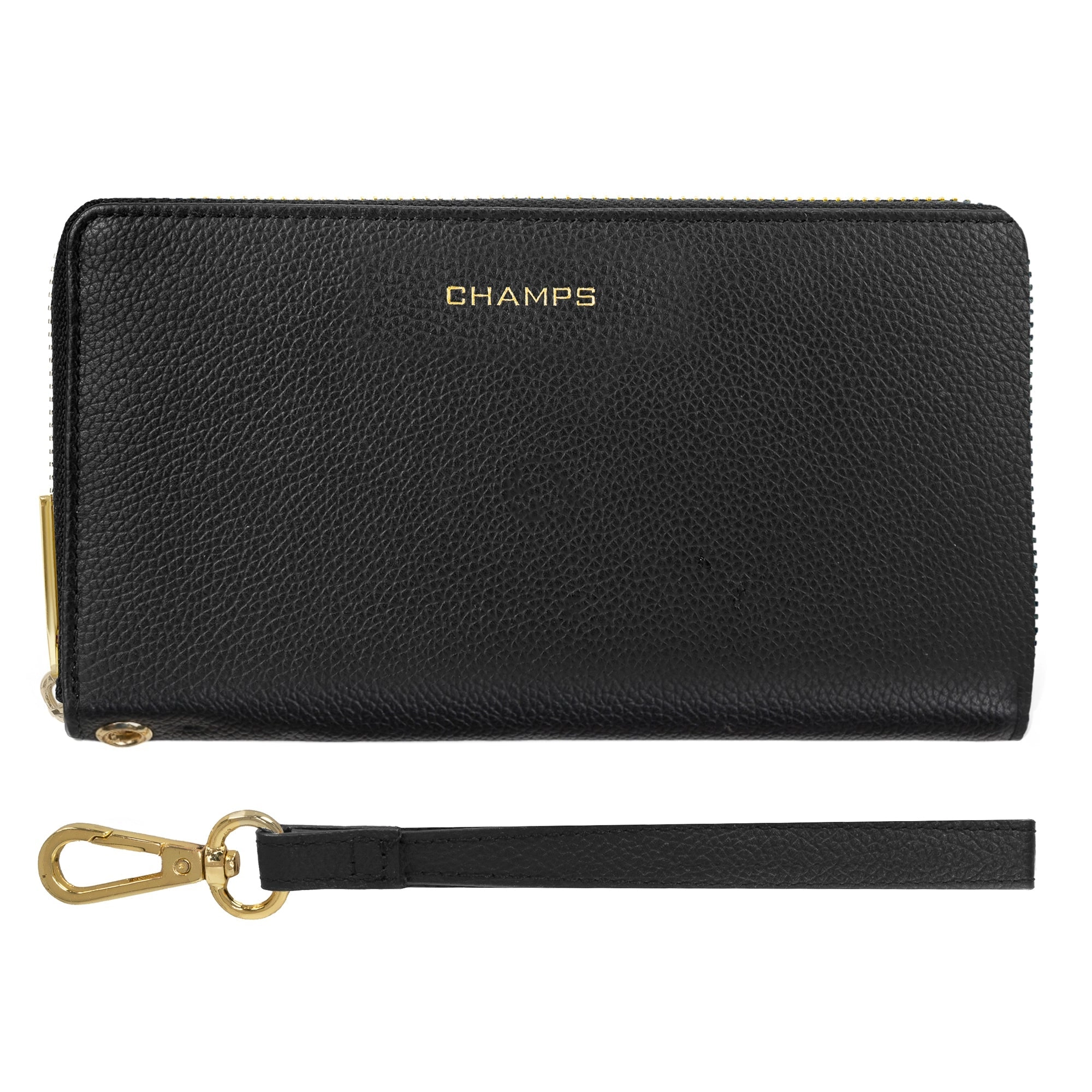 Gala / Leather Zip-Clutch Wallet *Drop Ship*