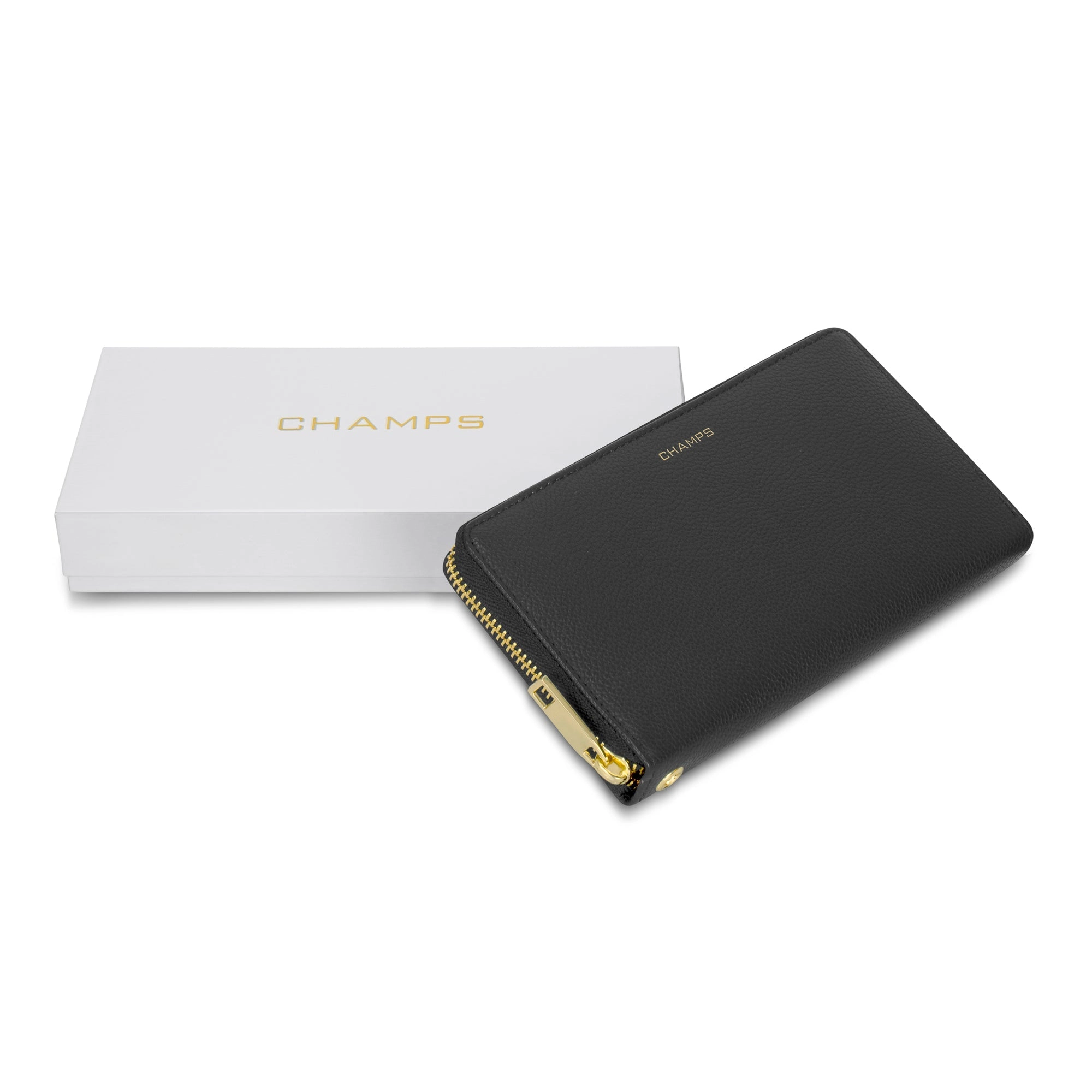 Gala / Leather Zip-Clutch Wallet *Drop Ship*