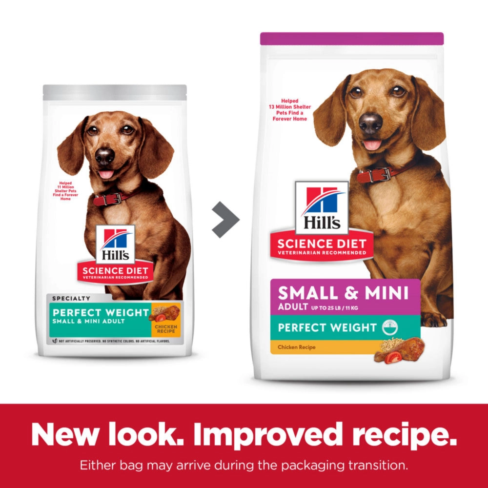 Hill's Science Diet Perfect Weight Adult Small & Mini Breed Chicken Recipe Dry Dog Food