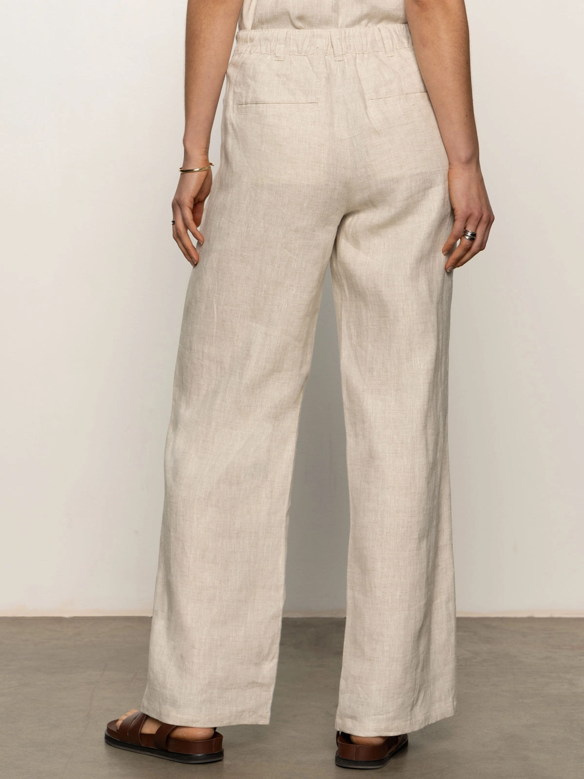 Hopper Semi High Rise Pant Flax