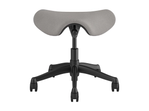 Humanscale Freedom - Stool - ergonomic - saddle - swivel - Corde 4 fabric - black F300GCF10FTHCSC