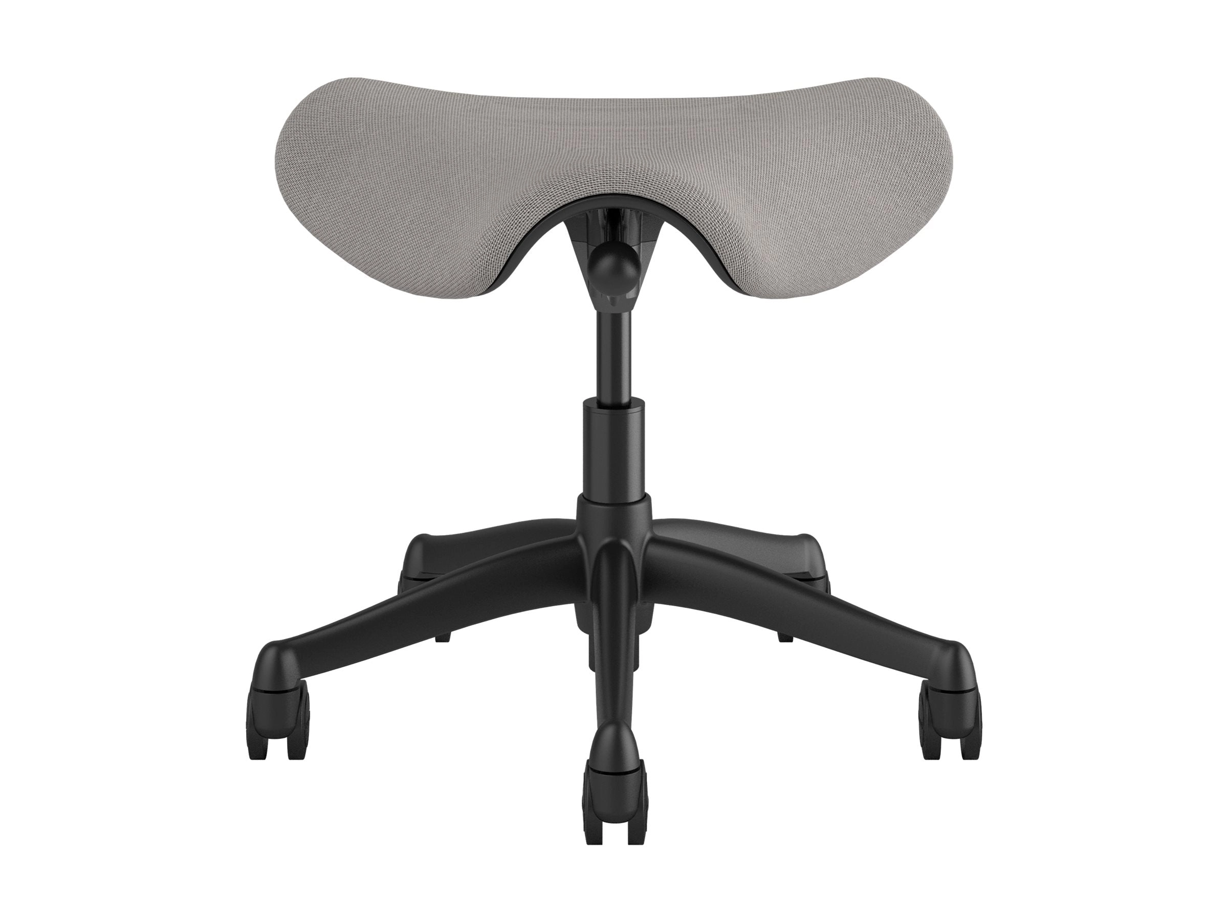Humanscale Freedom - Stool - ergonomic - saddle - swivel - Corde 4 fabric - black F300GCF10FTHCSC