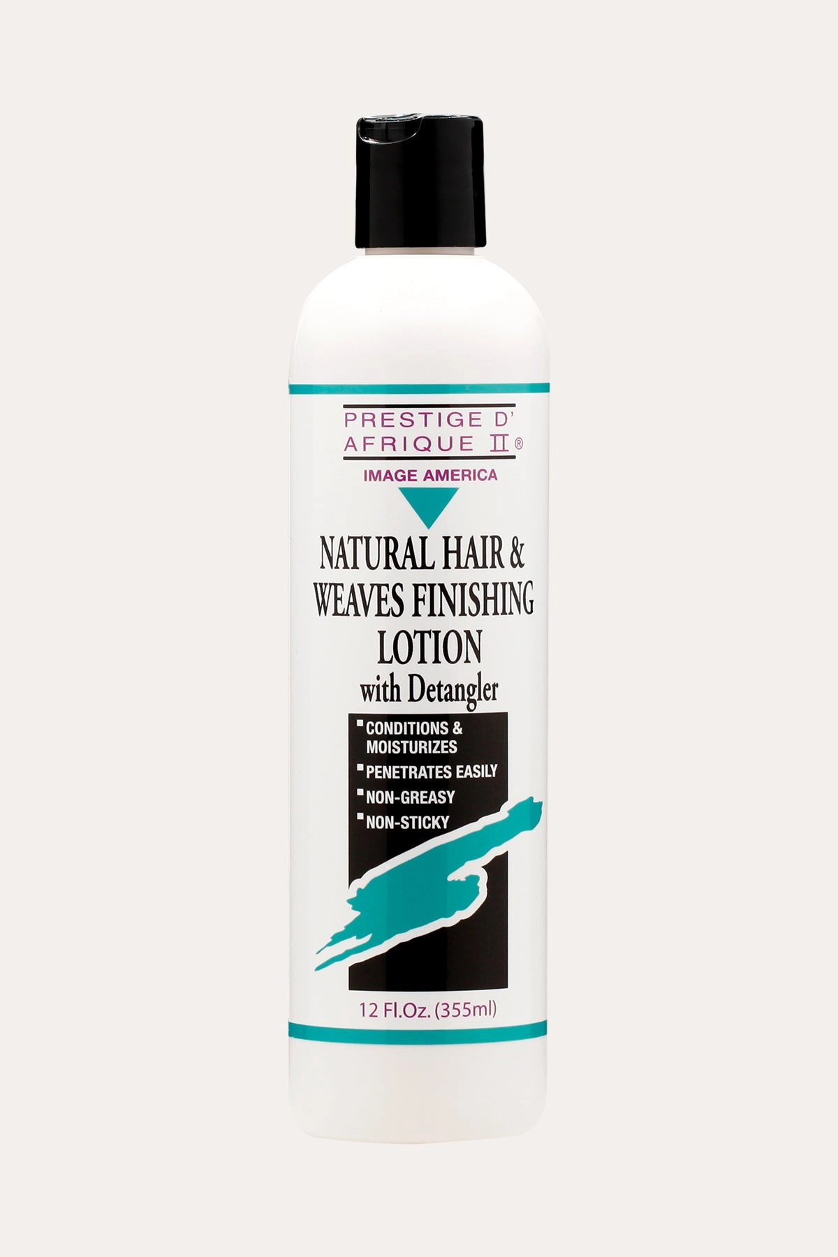 IMAGE AMERICA - PRESTIGE D' AFRIQUE II NATURAL HAIR & WEAVES FINISHING LOTION WITH DETANGLER  12oz