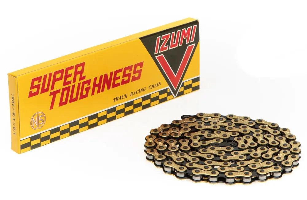 Izumi V Super Toughness NJS Track Chain, 3/32" or 1/8", 106L