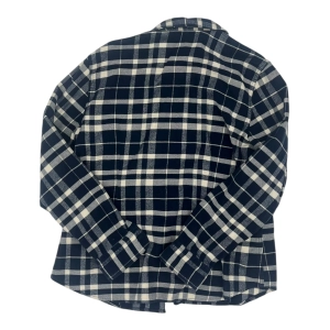 Jacket Shirt By Chaps In Blue & White, Size:Xl