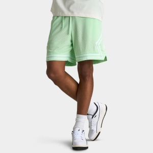 Jordan Sport Dri-FIT Mesh Diamond Shorts Vapor Green / White - White