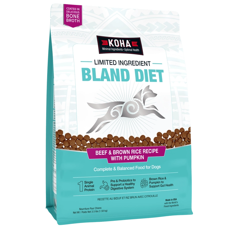 KOHA Limited Ingredient Bland Diet Beef & Brown Rice Recipe with Pumpkin Dry Dog Food