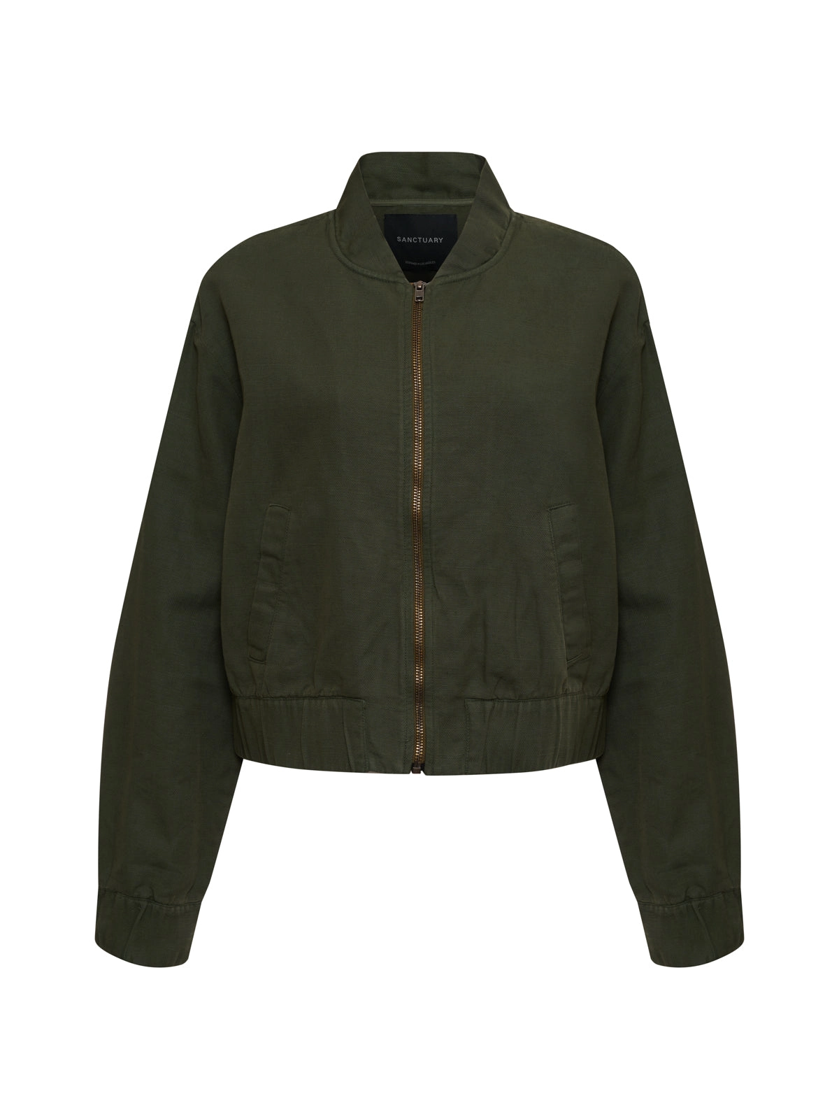 Linen Bomber Jacket Kalamata