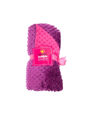 Minky Bubble Blanket - Reversible