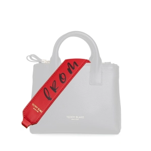 Mitony Leather Strap  - Red&Black