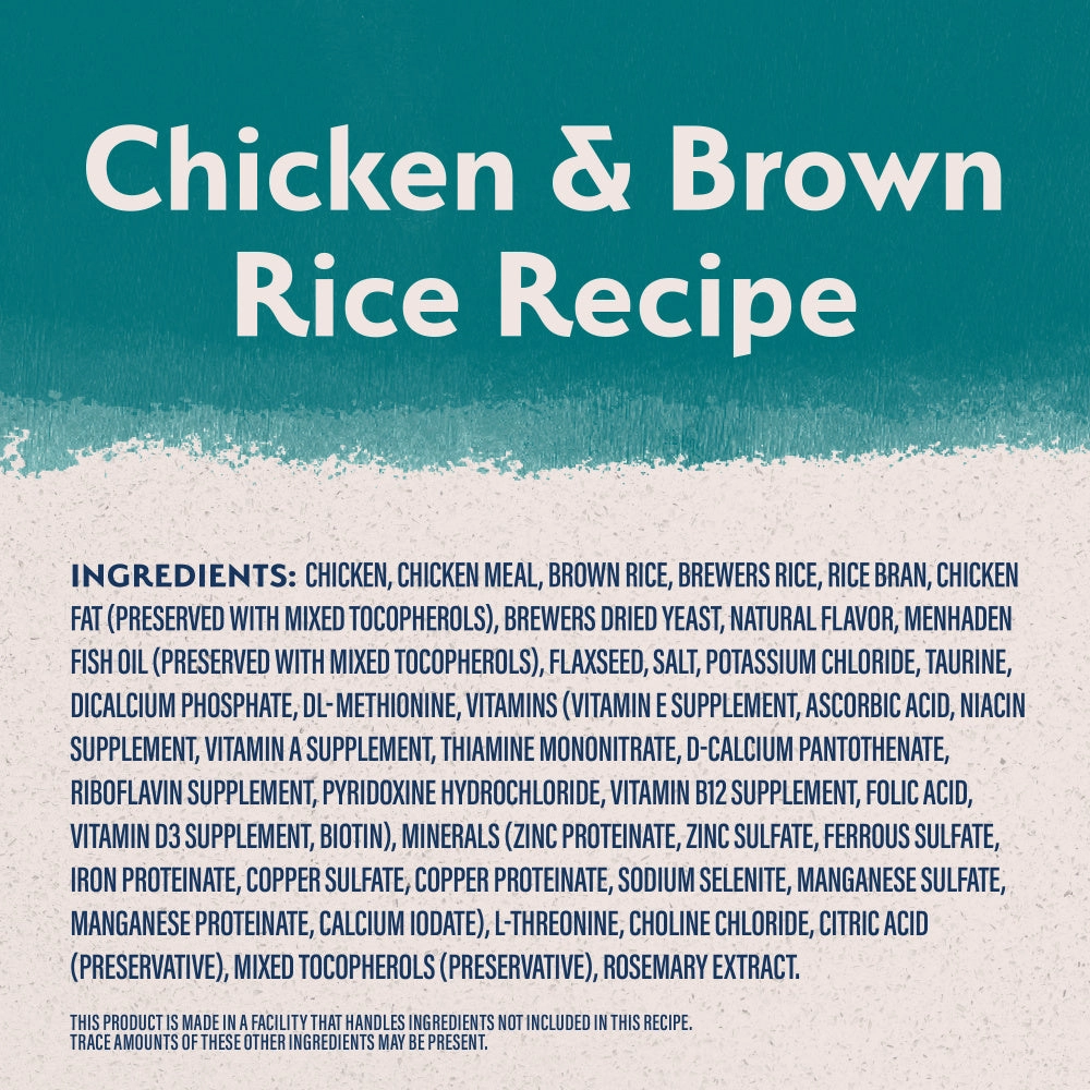 Natural Balance L.I.D. Limited Ingredient Diets Chicken & Brown Rice Puppy Formula Dry Dog Food