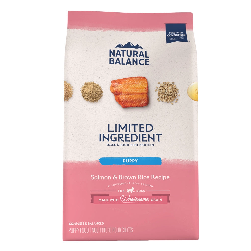 Natural Balance L.I.D. Limited Ingredient Diets Salmon & Brown Rice Puppy Formula Dry Dog Food