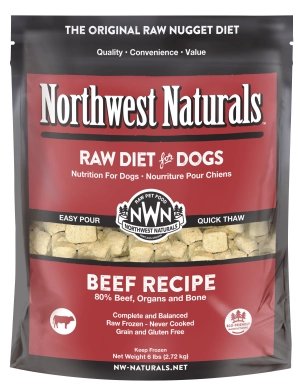 Northwest Naturals Frozen Beef Nuggets Dog Food