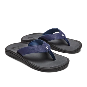 Olukai 'Ohana Black/Dk Shadow Men's