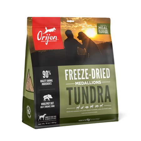 ORIJEN Tundra Freeze-Dried Medallions Dog Food
