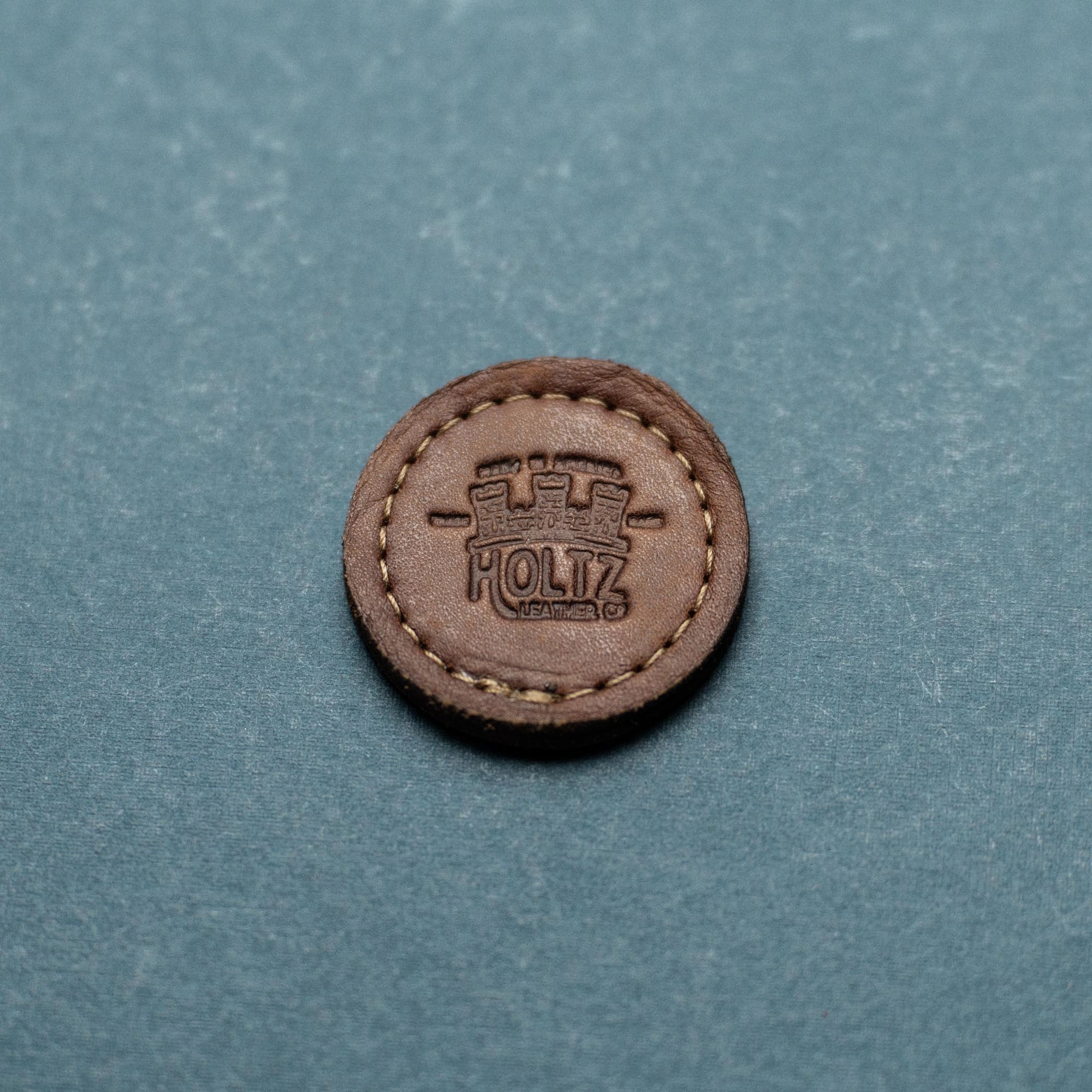 Personalized Fine Leather Golf Ball Markers - Set of 3