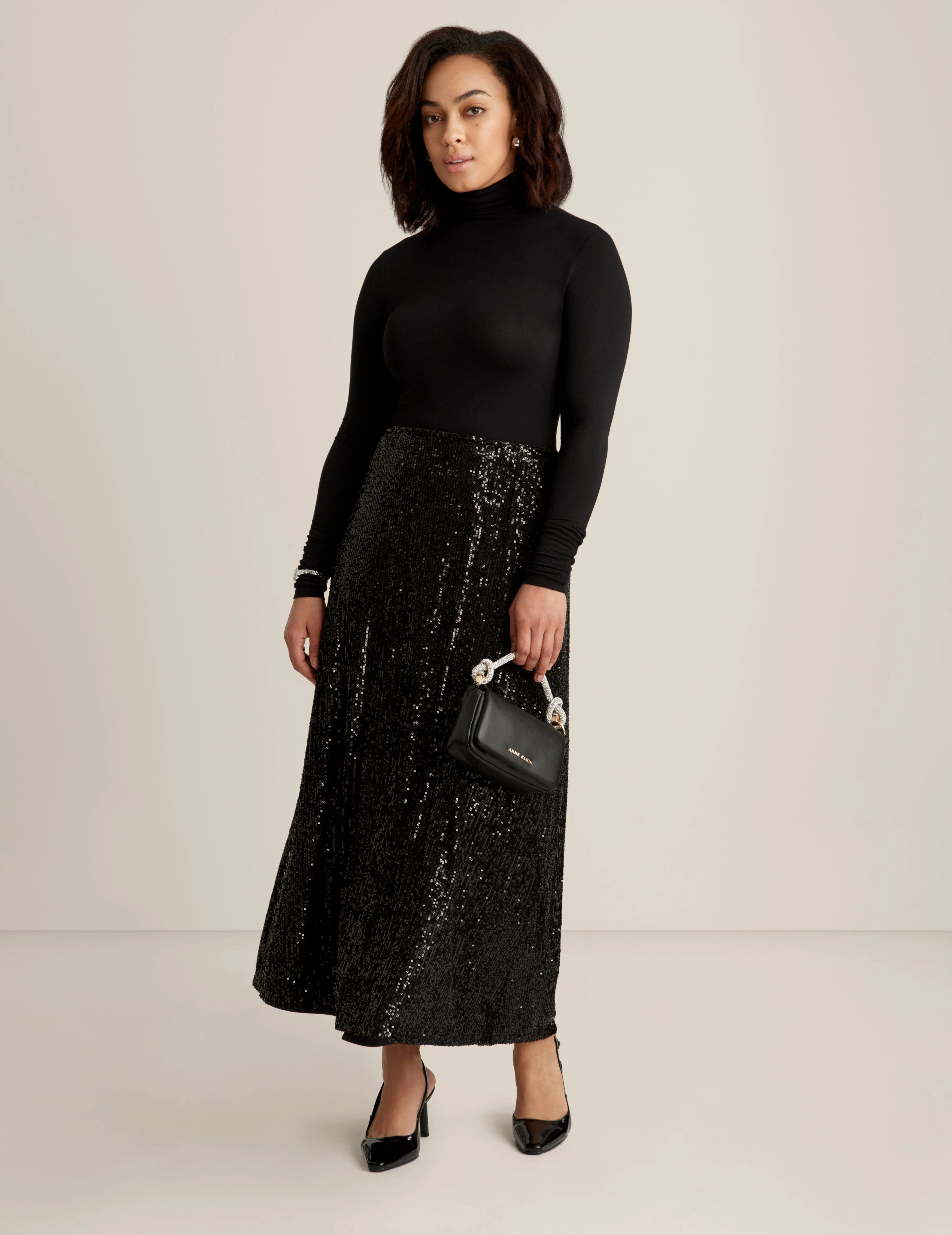 Pull On Maxi Flared Skirt - Sale