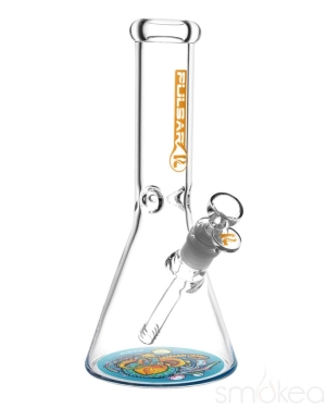 Pulsar 10" Psychedelic Octopus Beaker Bong