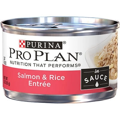 Purina Pro Plan Adult Salmon & Rice Entree in Sauce Canned Cat Food