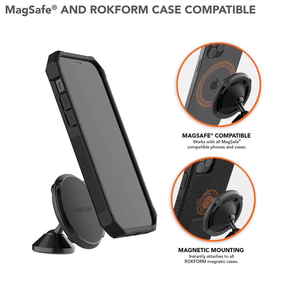 Rokform Dual Magnet Aluminum Swivel Dash Mount