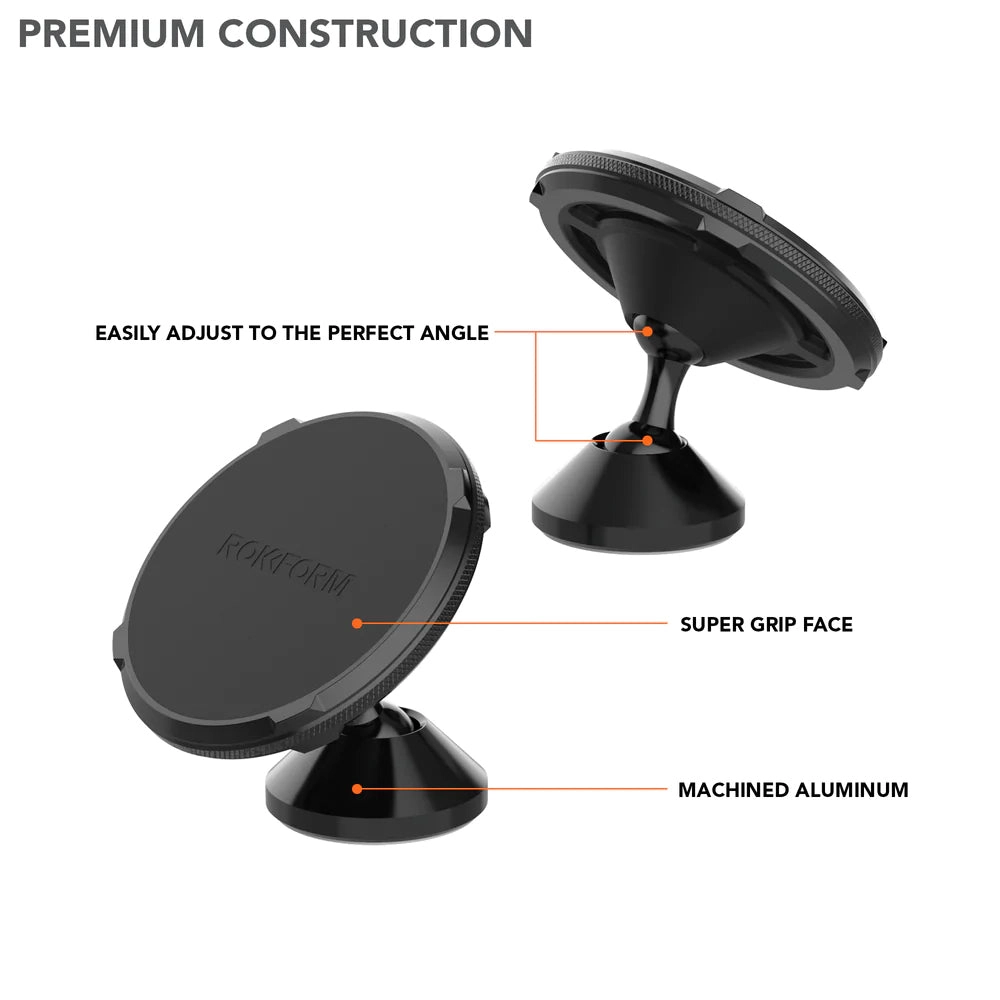 Rokform Dual Magnet Aluminum Swivel Dash Mount