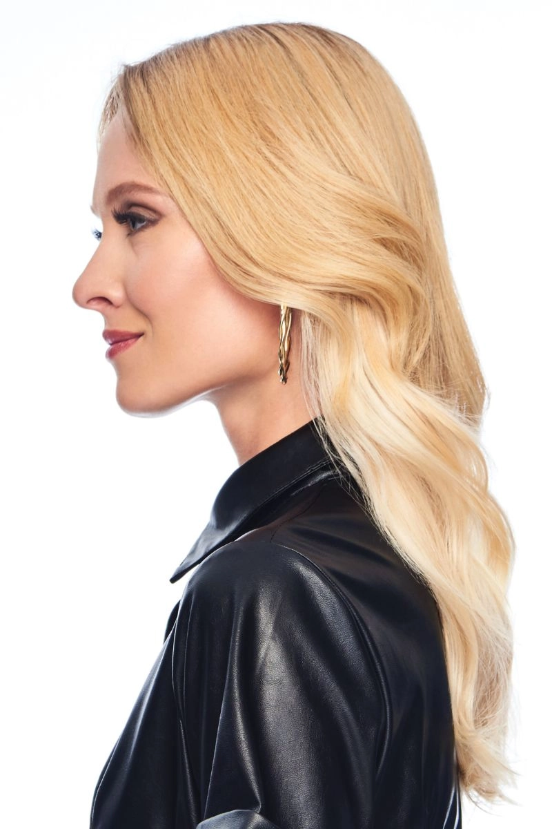 Sale - Raquel Welch Toppers - Charmed Life 12" Human Hair - Color: Dark Brown (R3HH)
