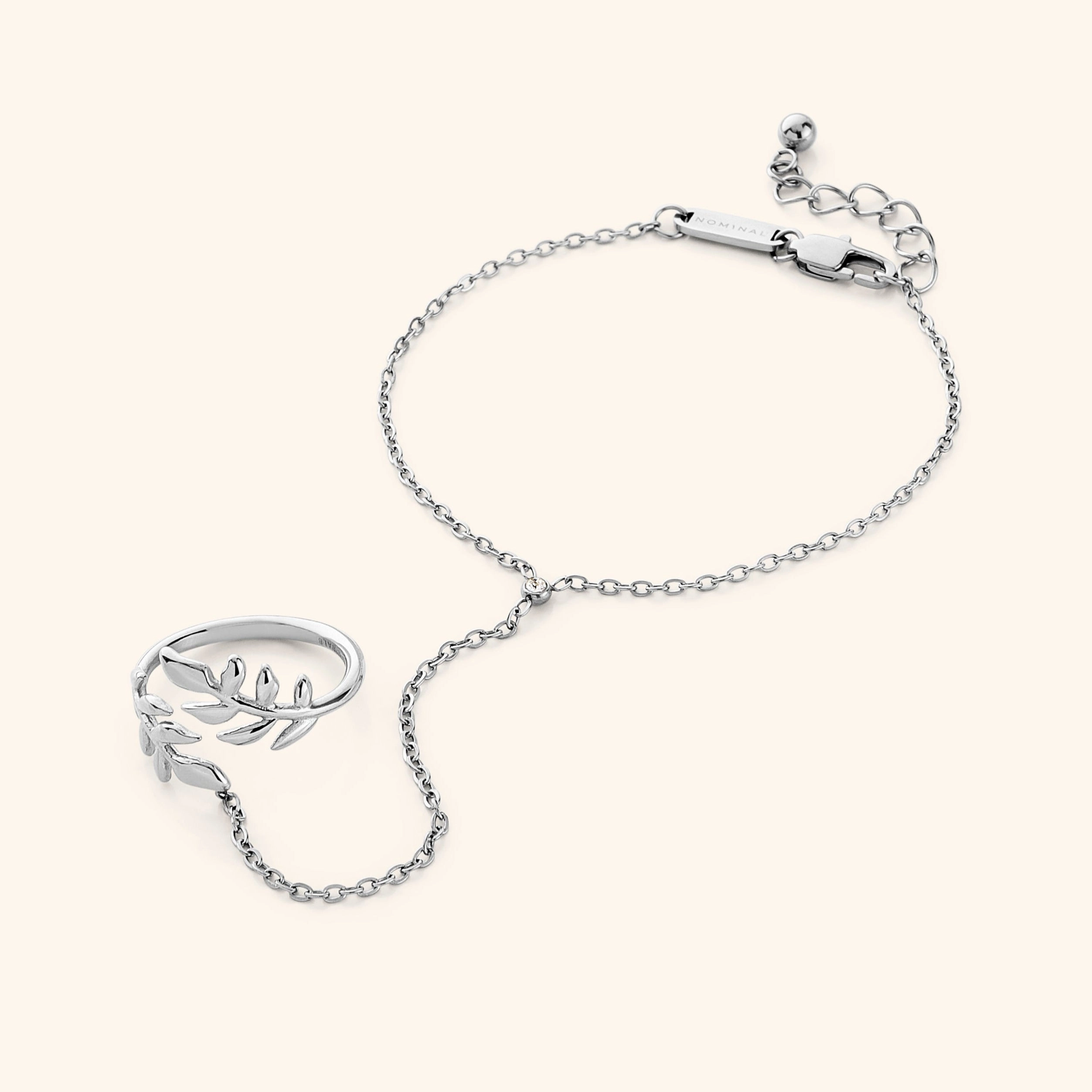 Shining Olive Hand Chain