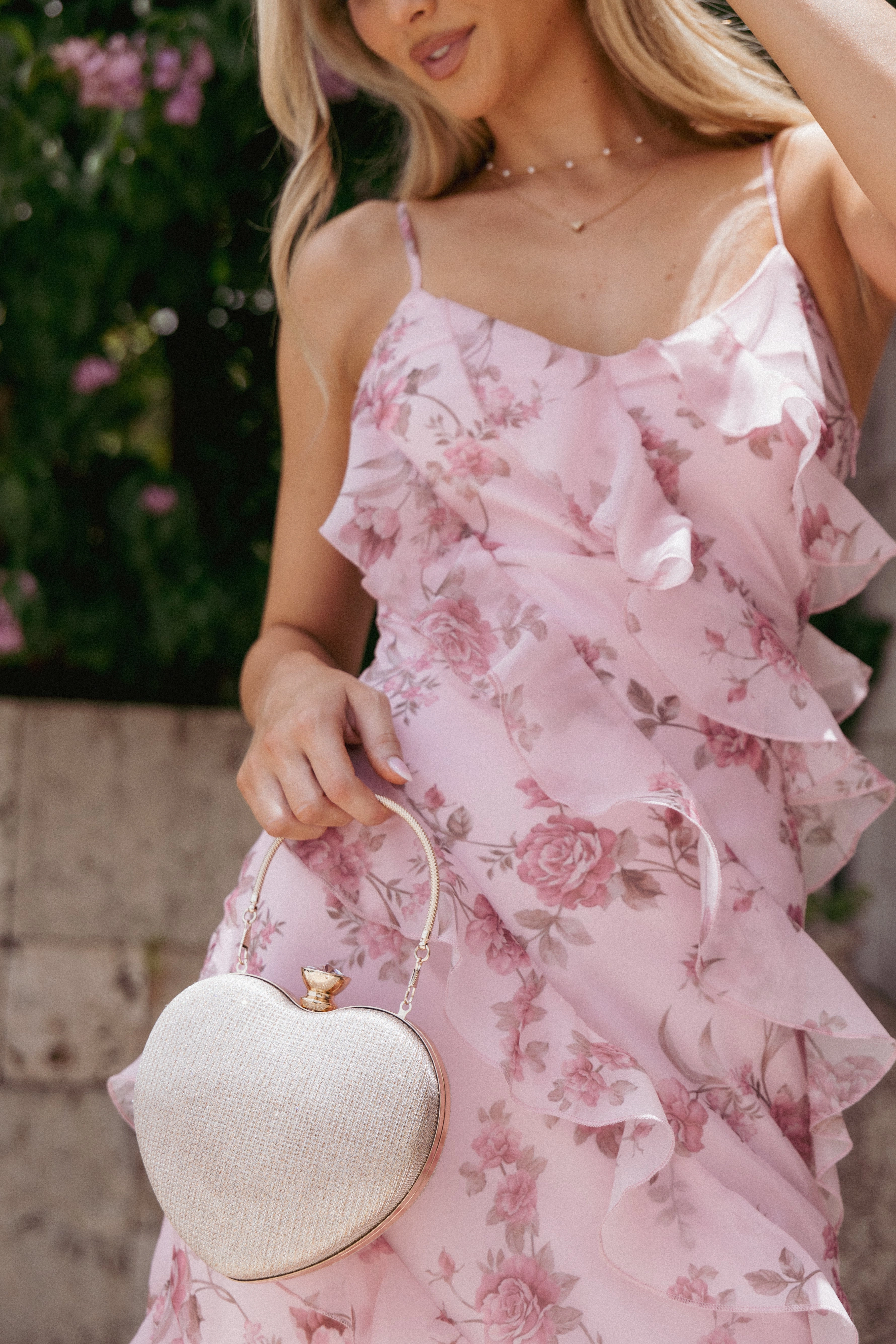 Sienna Heart Bag - Champagne Gold