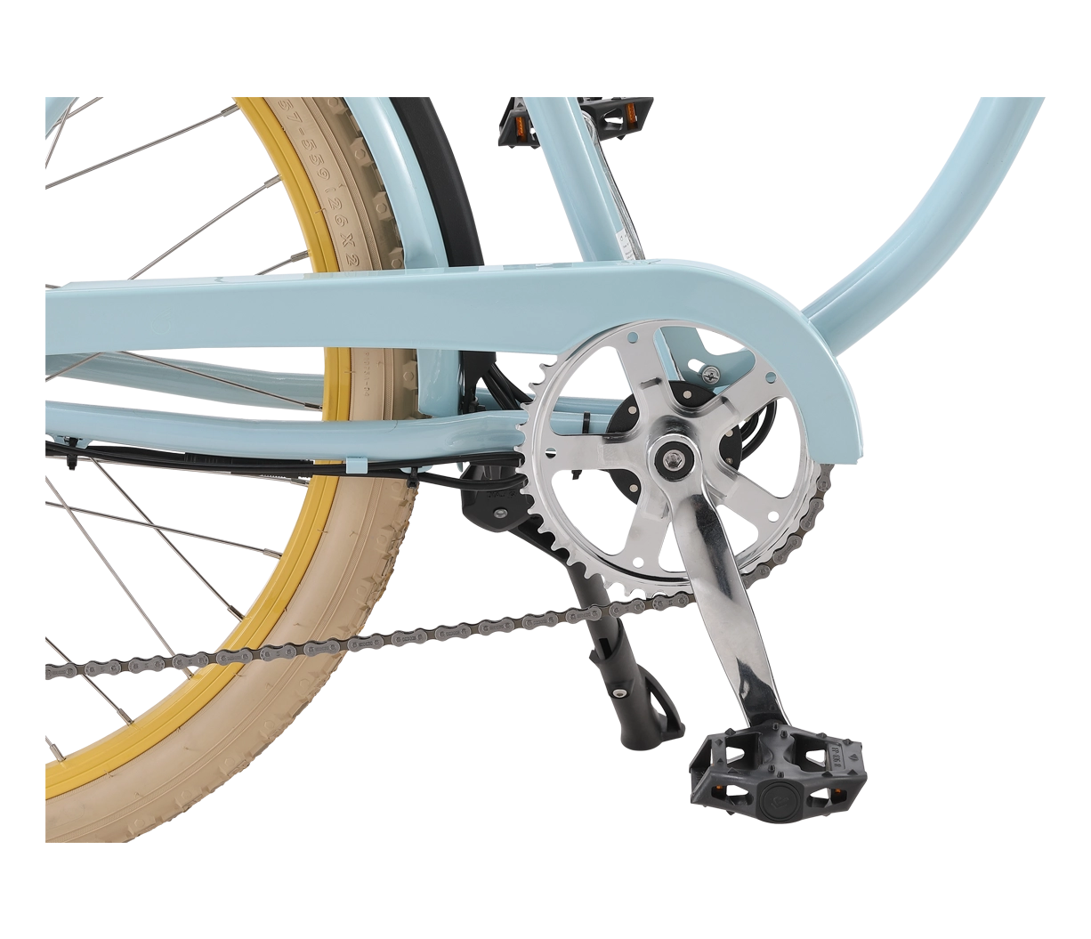 sixthreezero Around the Block Women's NEW 26" 500W 7-Speed Beach Cruiser Bicycle with Rear Rack
